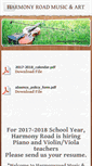 Mobile Screenshot of harmonyroadva.com