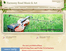 Tablet Screenshot of harmonyroadva.com